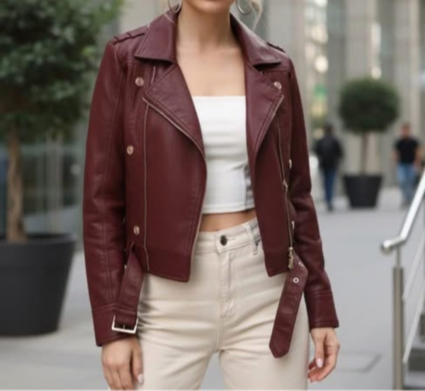 Kurtki damskie skórzana Roz S-2XL, 1 Kolor Paczka 5 szt